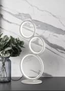 TRIO LEUCHTEN LED Tischleuchte Rondo Weiß Dimmbar Bild 1