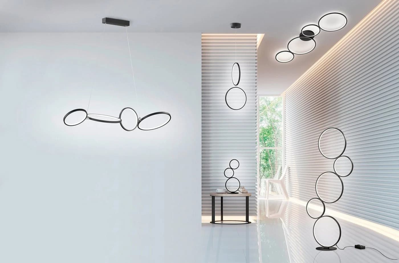 TRIO LEUCHTEN LED Tischleuchte Rondo Schwarz Dimmbar - Bild 3