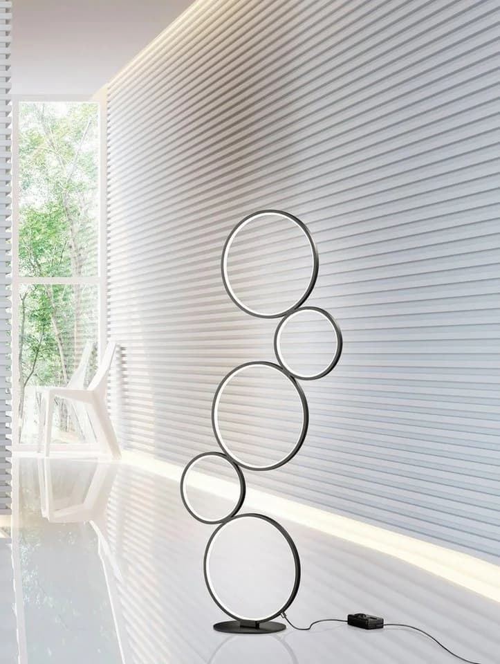 TRIO LEUCHTEN LED Stehlampe Rondo Schwarz Dimmfunktion - Bild 5