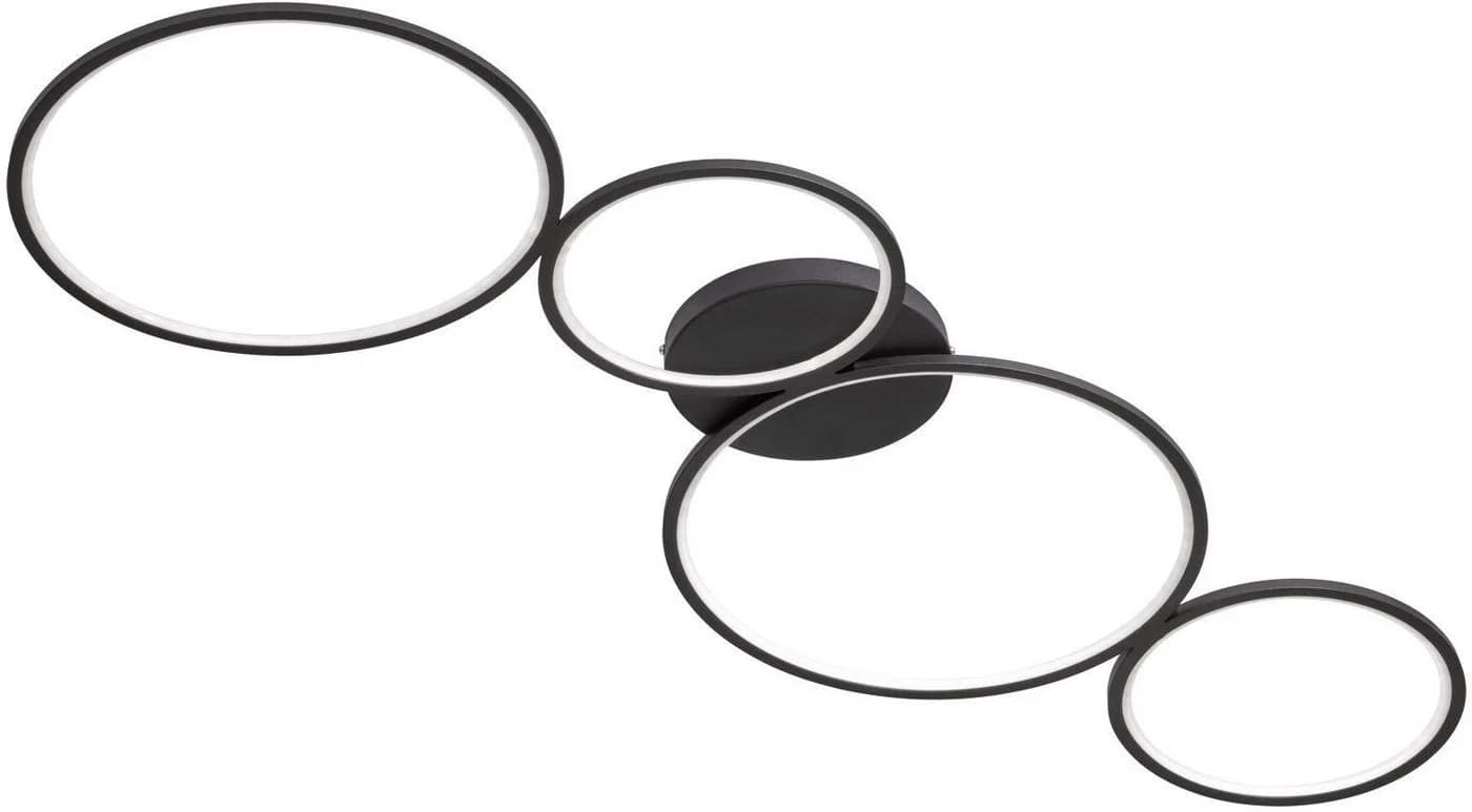 TRIO LEUCHTEN LED Deckenleuchte Rondo Schwarz Dimmbar - Bild 2
