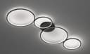 TRIO LEUCHTEN LED Deckenleuchte Rondo Schwarz Dimmbar Bild 3
