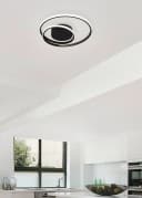 REALITY LEUCHTEN LED Deckenleuchte Zibal Schwarz Dimmbar Switch Dimmer Bild 1