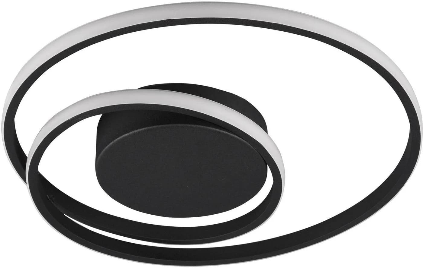 REALITY LEUCHTEN LED Deckenleuchte Zibal Schwarz Dimmbar Switch Dimmer - Bild 3