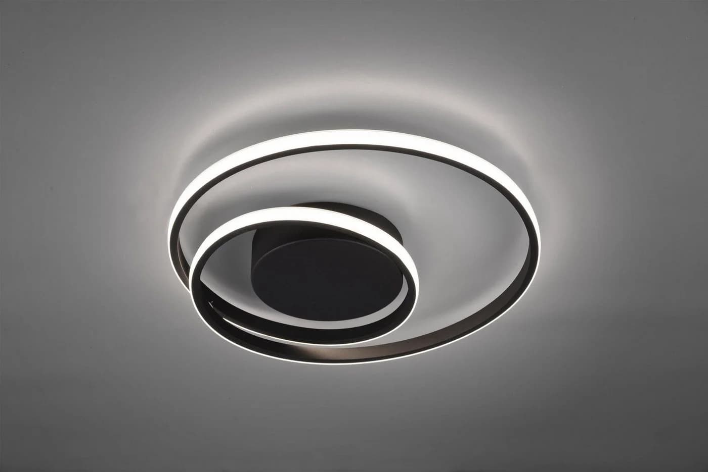 REALITY LEUCHTEN LED Deckenleuchte Zibal Schwarz Dimmbar Switch Dimmer - Bild 4