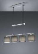 lightling Pendelleuchte Marita Grau Höhenverstellbar Bild 1