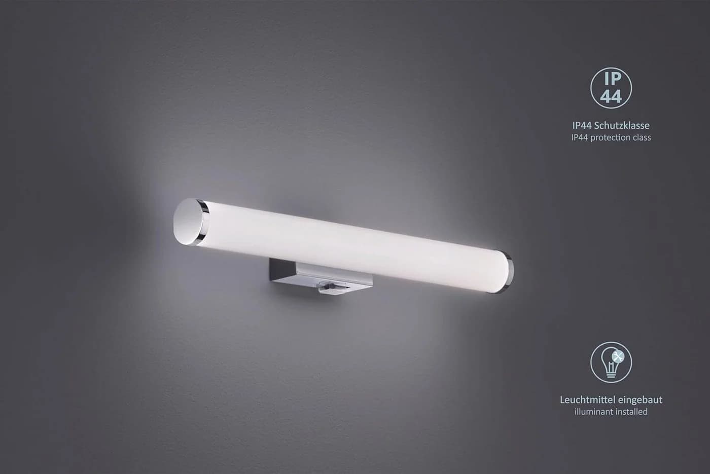 lightling LED Wandleuchte Leo Warmweiß IP44