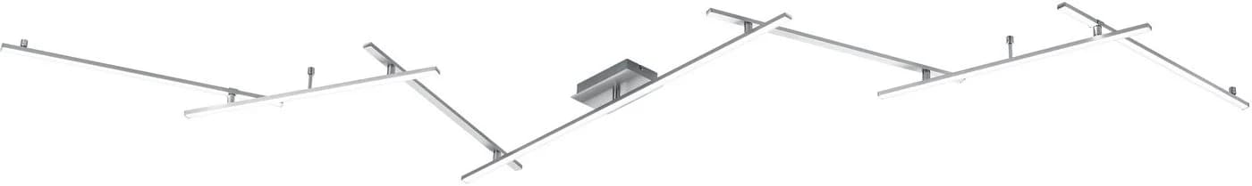 TRIO Leuchten LED Deckenleuchte Indira Dimmbar Nickel Matt - Bild 4