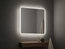 Reality Leuchten Badspiegel LED Quadrat 55cm Bild 1