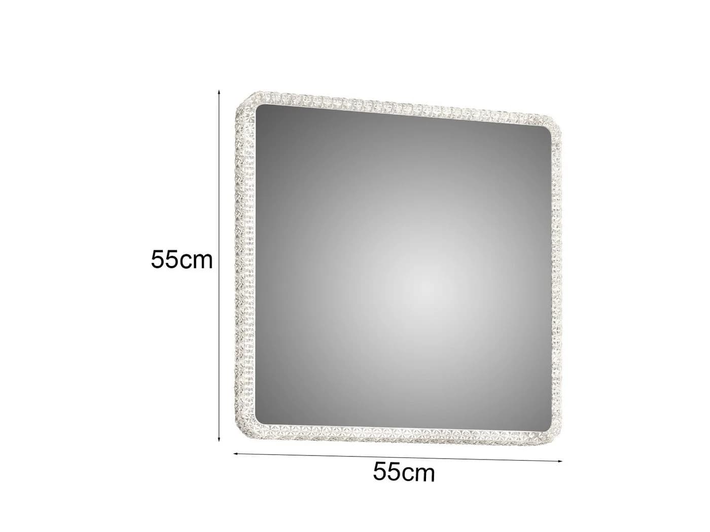 Reality Leuchten Badspiegel LED Quadrat 55cm - Bild 4