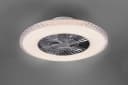 REALITY LEUCHTEN Harstad LED Deckenleuchte mit Ventilator Grau Chrom Bild 5