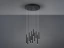 TRIO Leuchten LED Pendelleuchte Dimmfunktion Schwarz Cluster-Design Bild 3