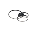 Trio WiZ Aaron smarte LED-Deckenleuchte Anthrazit Bild 1
