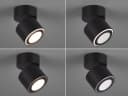 TRIO Leuchten LED Deckenstrahler Schwarz Matt Einbau Aufputz Bild 4