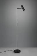 Trio Leuchten Stehleuchte Marley Schwarz Metall Kippschalter Bild 3