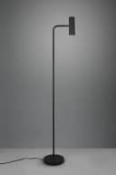 Trio Leuchten Stehleuchte Marley Schwarz Metall Kippschalter Bild 4