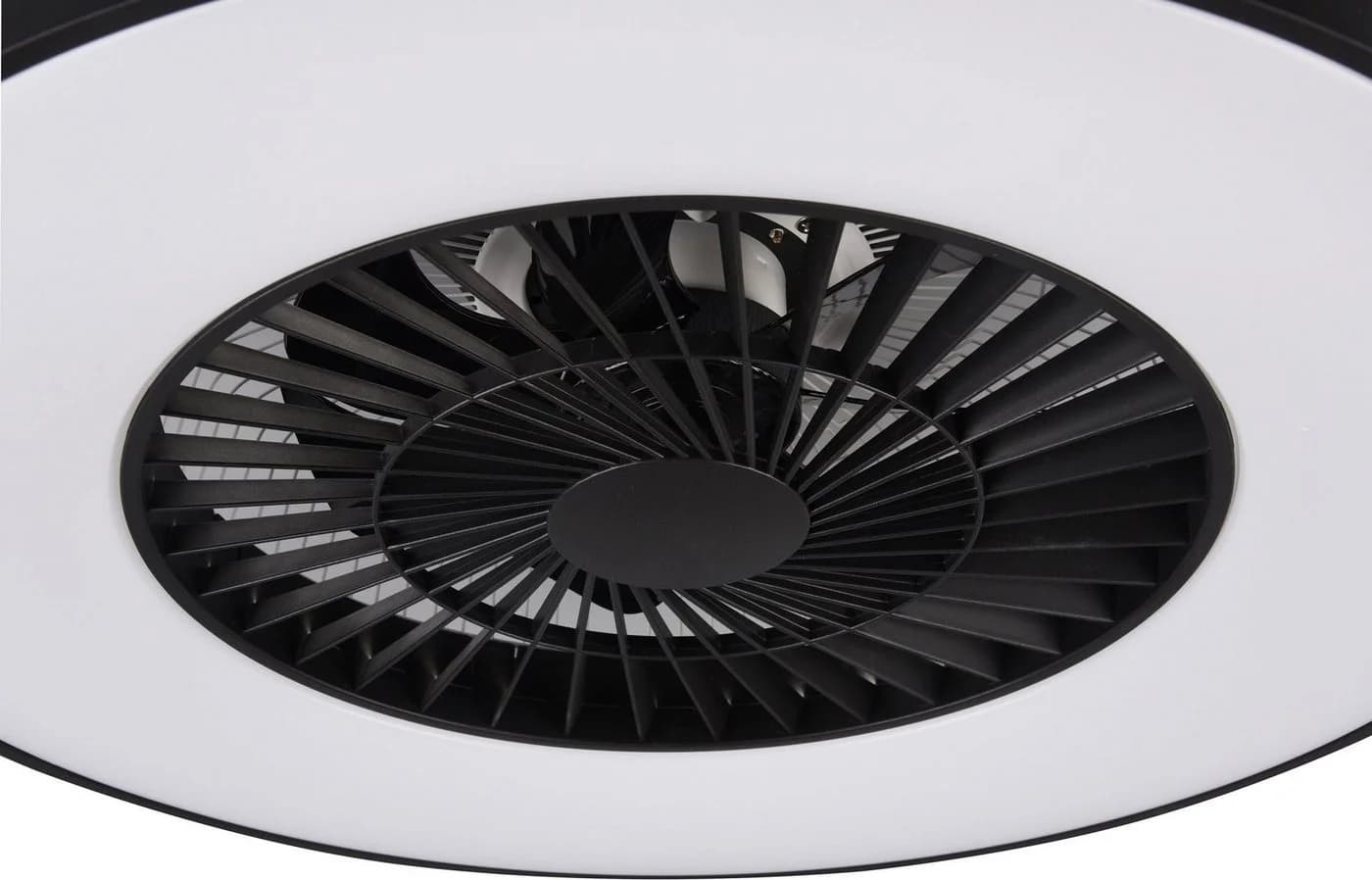 REALITY LEUCHTEN LED Deckenleuchte Halmstad mit Ventilator Schwarz - Bild 5