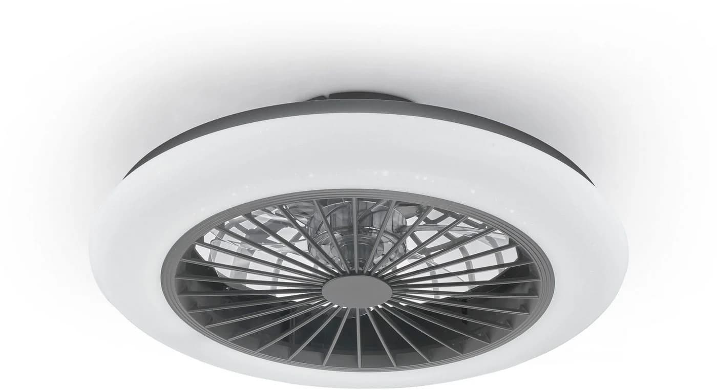 Reality Leuchten LED Deckenleuchte Stralsund mit Ventilator und Fernbedienung - Bild 2