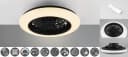 Reality Leuchten LED Deckenleuchte Stralsund mit Ventilator und Fernbedienung Bild 3