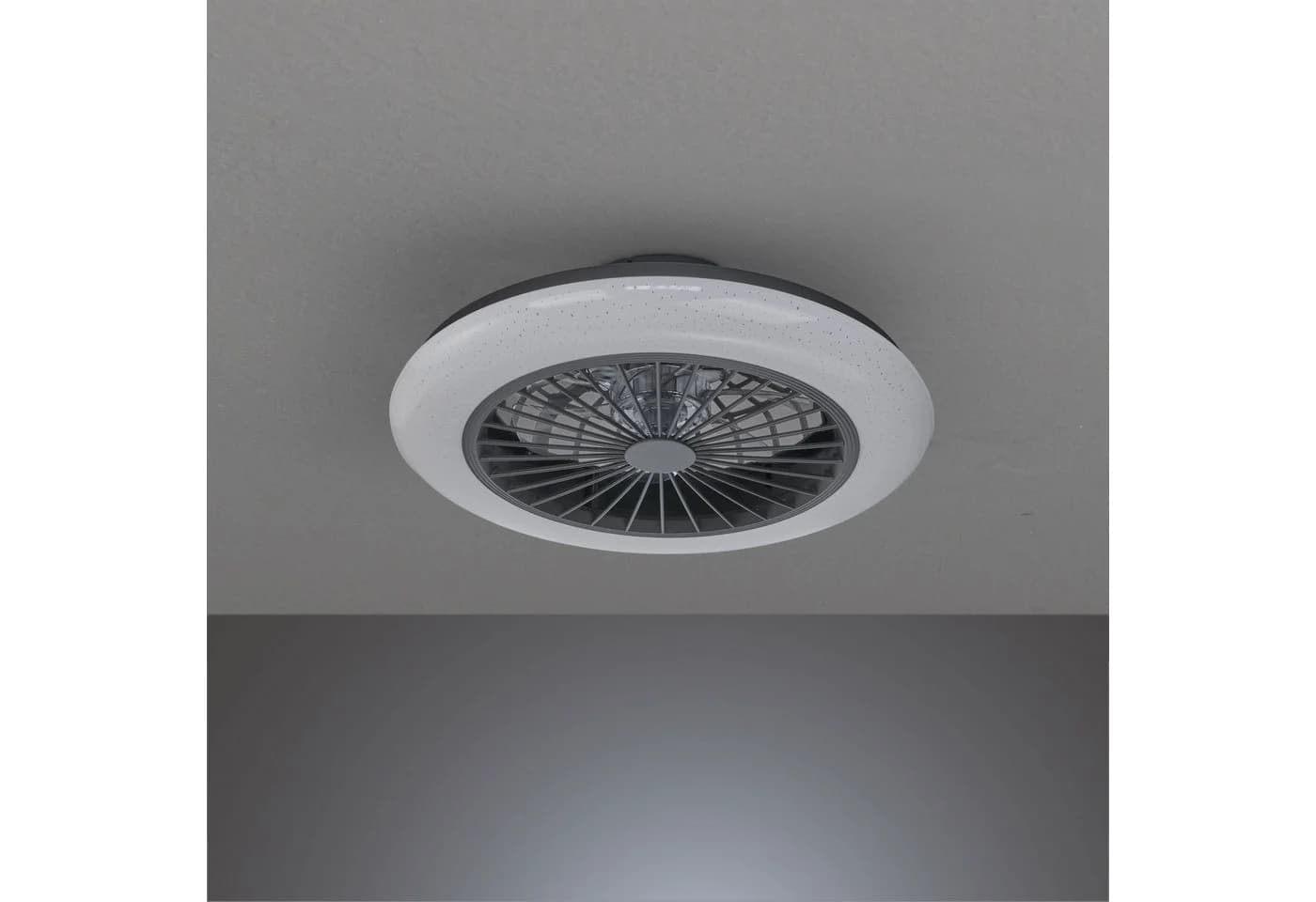 Reality Leuchten LED Deckenleuchte Stralsund mit Ventilator und Fernbedienung - Bild 5