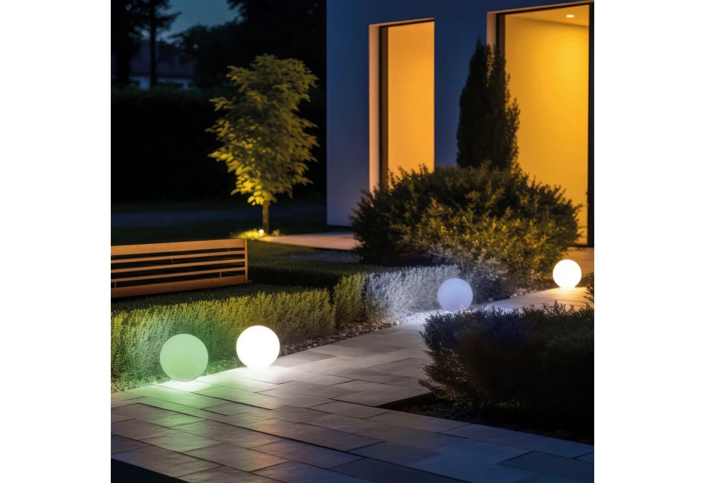 Reality Leuchten LED Solarleuchte MELO Weiß Gartenleuchte mit Fernbedienung