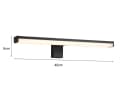 TRIO Leuchten LED Spiegelleuchte Warmweiß 40cm Bild 4