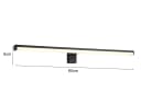 Trio Leuchten LED Spiegelleuchte Schwarz Matt IP44 Bild 4