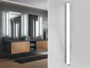Trio Leuchten LED Wandleuchte Silber Chrom Badlampe 120cm Bild 1