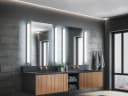 Trio Leuchten LED Wandleuchte Silber Chrom Badlampe 120cm Bild 5