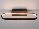 TRIO Leuchten LED Wandleuchte Oval Schwarz Matt mit Schalter Bild 5
