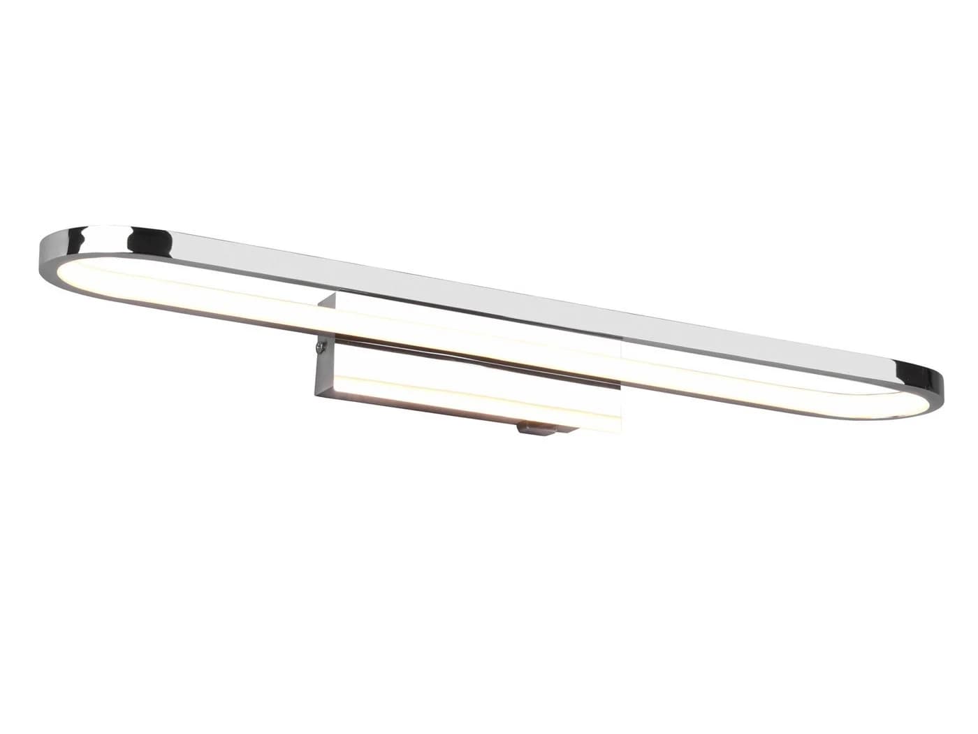 TRIO Leuchten LED Wandleuchte Oval Chrom Badlampe mit Schalter - Bild 2