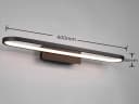 TRIO Leuchten LED Wandleuchte Warmweiß Ovale Bad-Lampe Bild 4