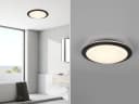 TRIO Leuchten LED Deckenleuchte Schwarz matt/Weiß IP44 Bild 1