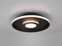 TRIO Leuchten LED Deckenleuchte ASCARI Schwarz matt Weiß Dimmbar IP44 Bild 1
