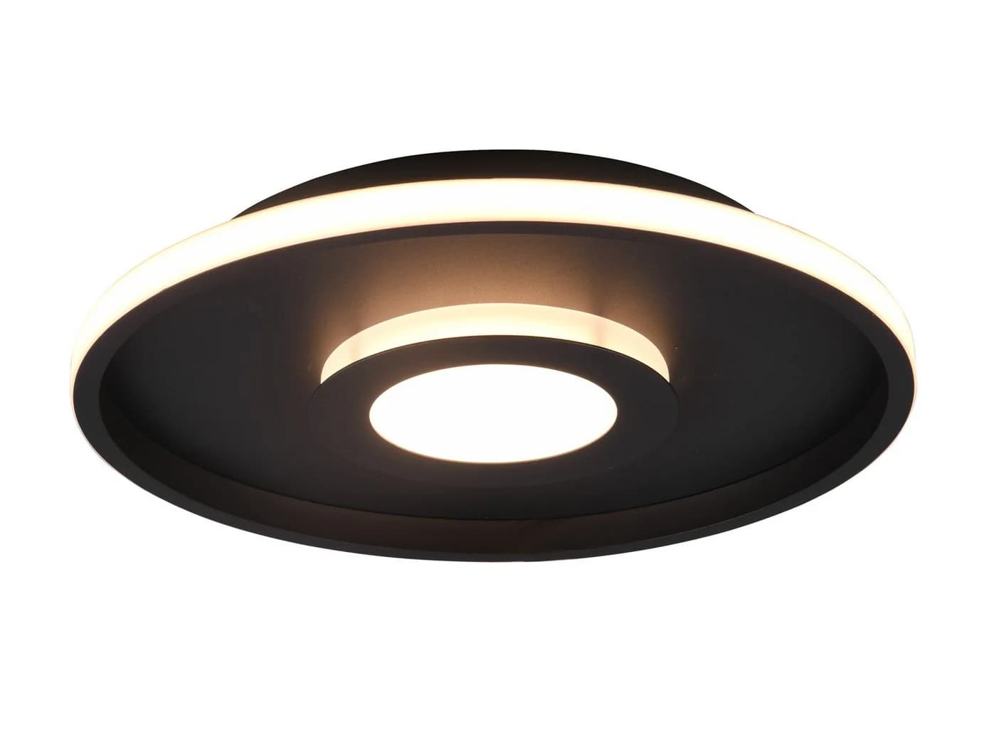 TRIO Leuchten LED Deckenleuchte ASCARI Schwarz matt Weiß Dimmbar IP44 - Bild 2