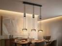 Trio Leuchten LED Pendelleuchte Franklin Grau Dimmbar Bild 1
