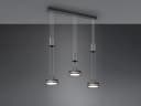 Trio Leuchten LED Pendelleuchte Franklin Grau Dimmbar Bild 3