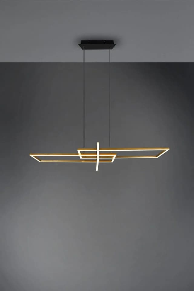 TRIO LED Pendelleuchte ALICA Messing Modern