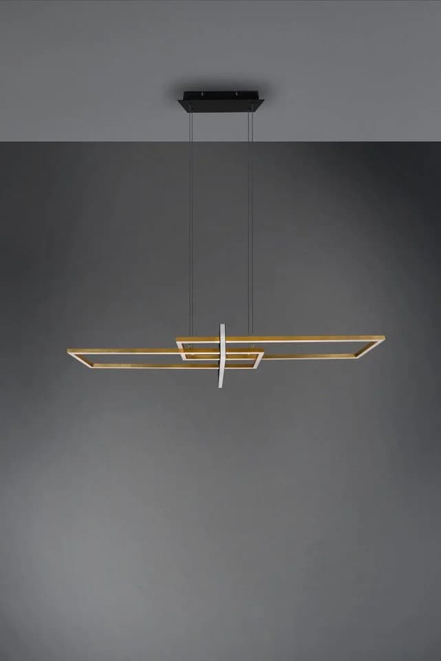 TRIO LED Pendelleuchte ALICA Messing Modern - Bild 4