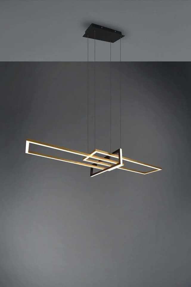 TRIO LED Pendelleuchte ALICA Messing Modern - Bild 5