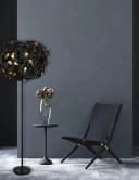 REALITY LEUCHTEN Stehlampe Leavy Schwarz Gold Blatt Design Bild 1