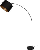 REALITY LEUCHTEN Stehlampe Bolivia Schwarz Gold Fußschalter Bild 3