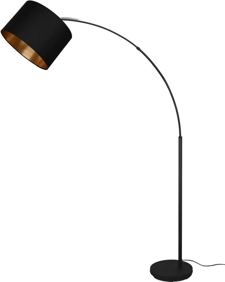 REALITY LEUCHTEN Stehlampe Bolivia Schwarz Gold Fußschalter - Bild 3