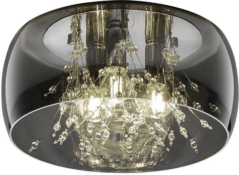TRIO LEUCHTEN Deckenleuchte Crystel Chrom Glas 34cm - Bild 2