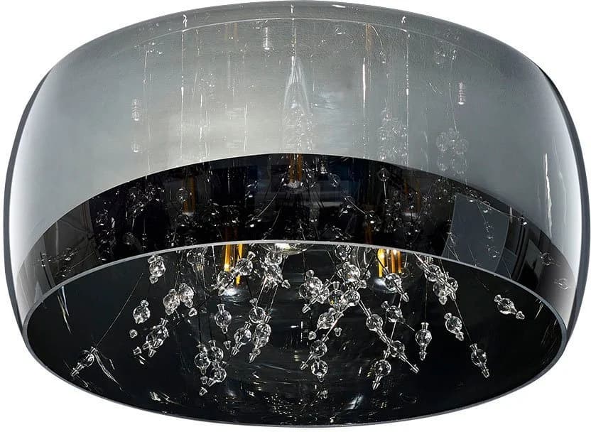 TRIO LEUCHTEN Deckenleuchte Crystel Chrom Glas 34cm - Bild 3