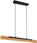 TRIO Leuchten LED Pendelleuchte Kerala, Dimmfunktion, Warmweiß, Holz + Metall Bild 2