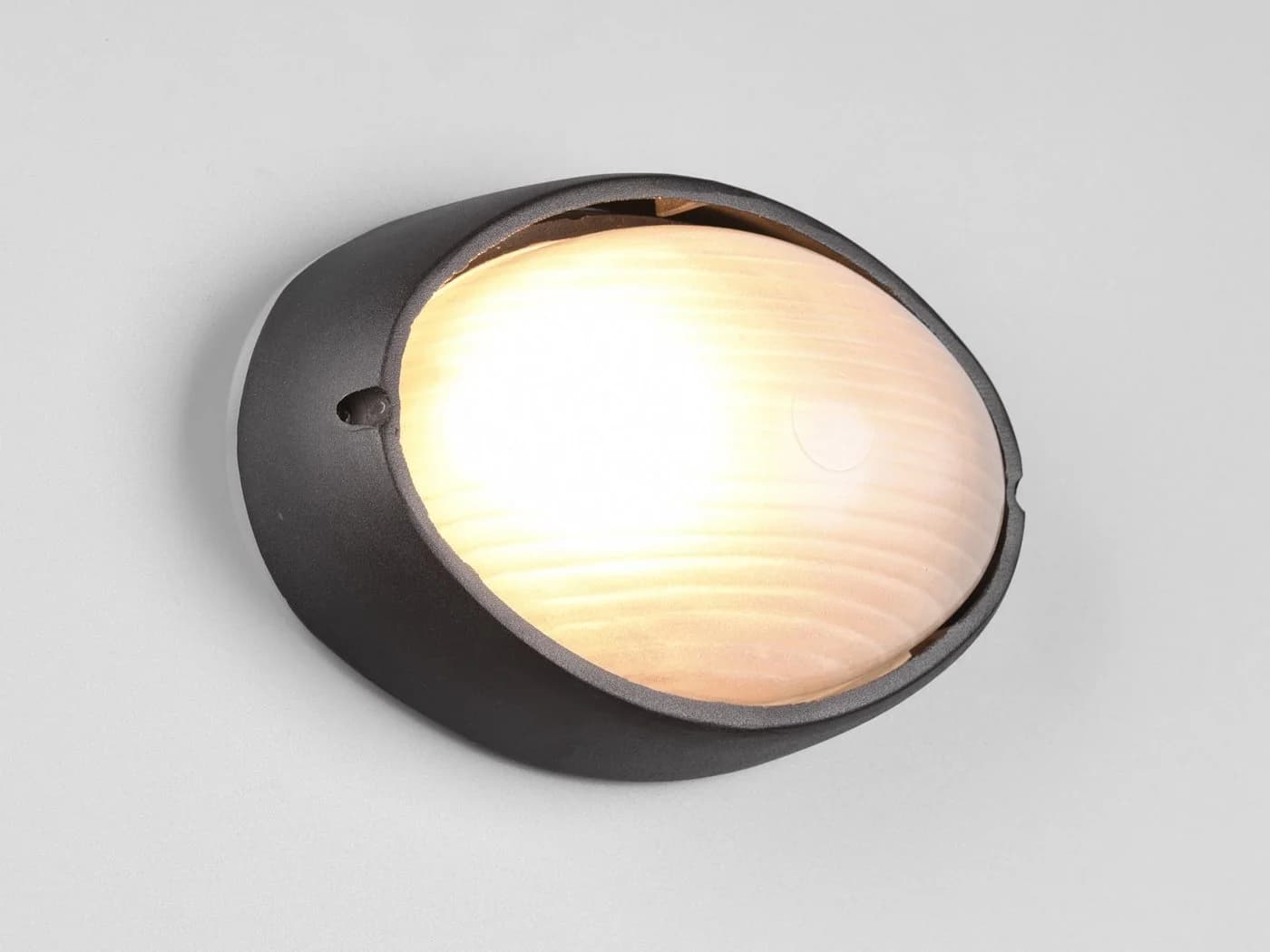 TRIO Leuchten Außen-Wandleuchte Oval Schwarz E27 - Bild 3