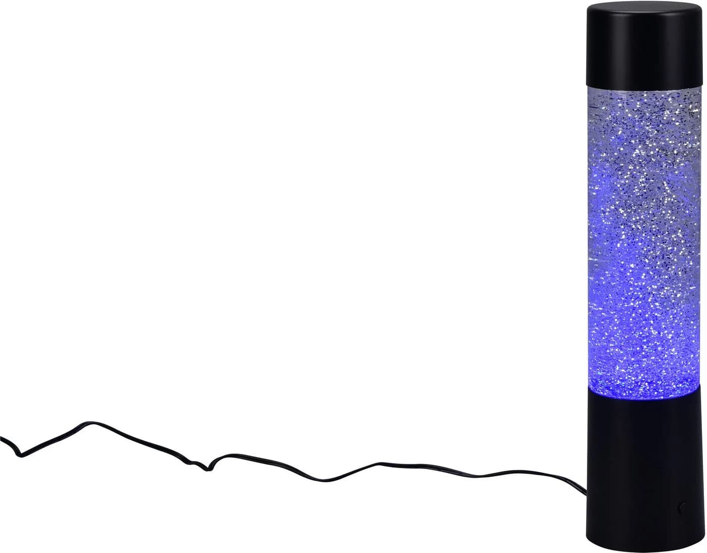 Reality Leuchten LED Tischleuchte GLITTER Schwarz RGB Farbwechsel - Bild 2