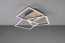 REALITY LEUCHTEN LED-Deckenleuchte Mobile Schwarz/Braun 3200 Lumen Bild 1