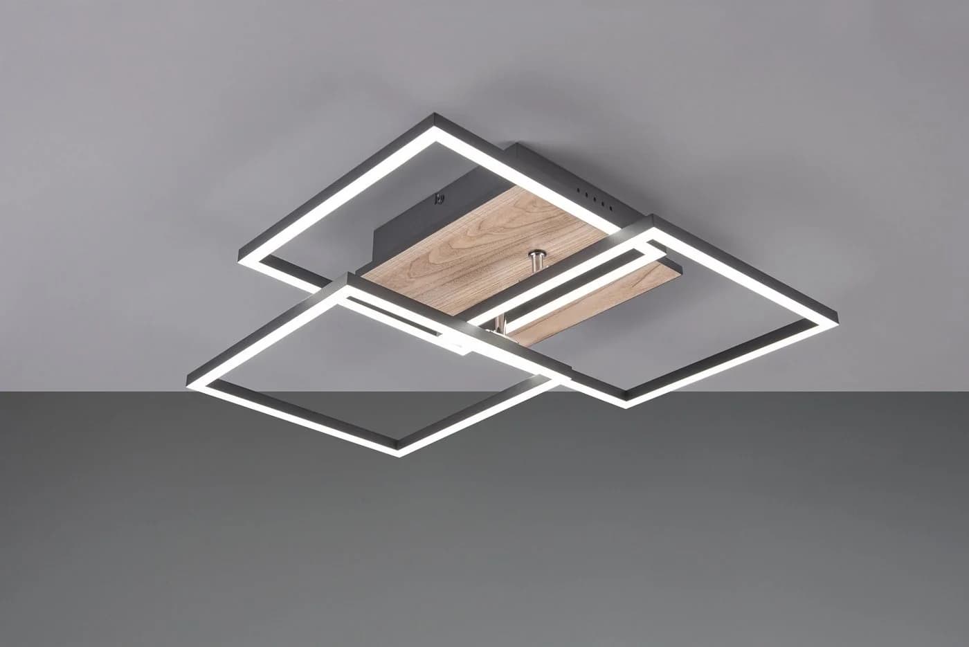 REALITY LEUCHTEN LED-Deckenleuchte Mobile Schwarz/Braun 3200 Lumen - Bild 3