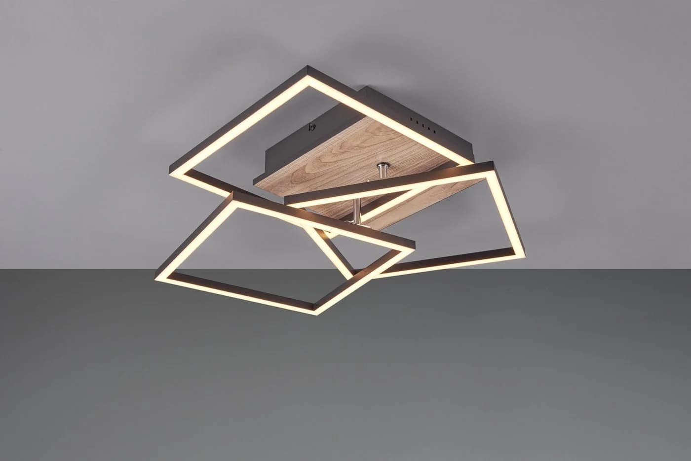 REALITY LEUCHTEN LED-Deckenleuchte Mobile Schwarz/Braun 3200 Lumen - Bild 4
